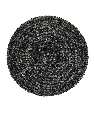 Lizi Headwear Two Tone Lined Black / Grey Chenille myselflingerie.com